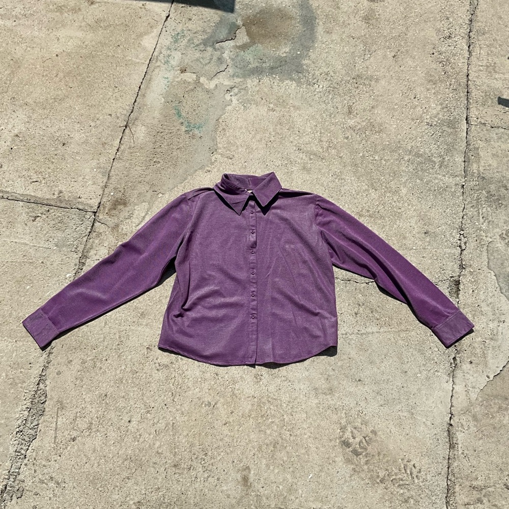 St. John’s bay iridescent slightly sheer vintage top size Medium 90s y2k